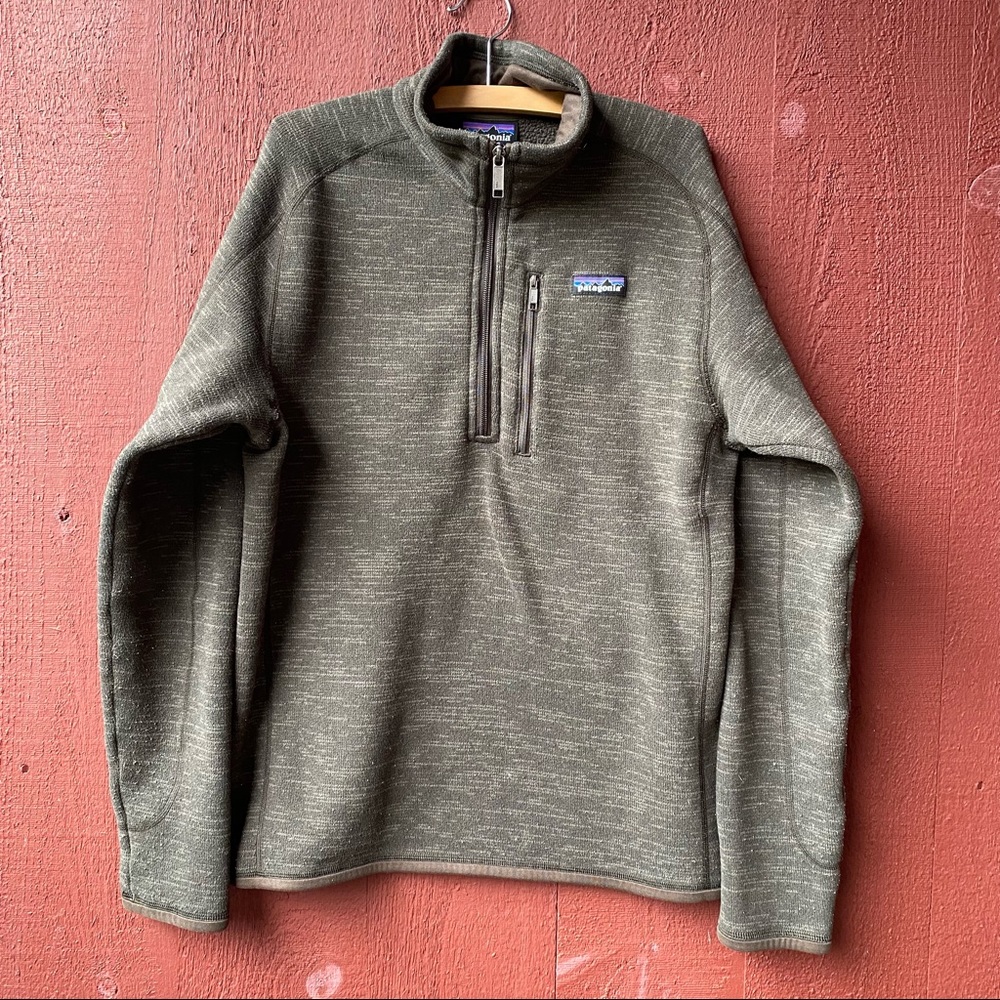 patagonia men’s better sweater 1/4 zip fleece